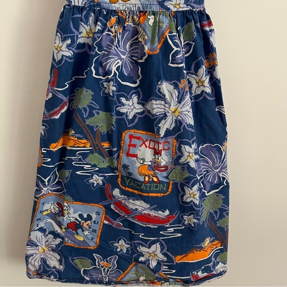 Vintage Disney Mickey & Friends Tropical Tiki Holiday Dress-Girls Size XS - Picture 3 of 5